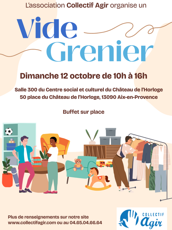 AFFICHE VIDE GRENIER 2025